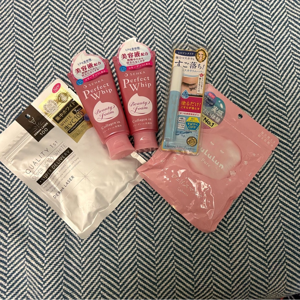 Lot of Japanese skincare